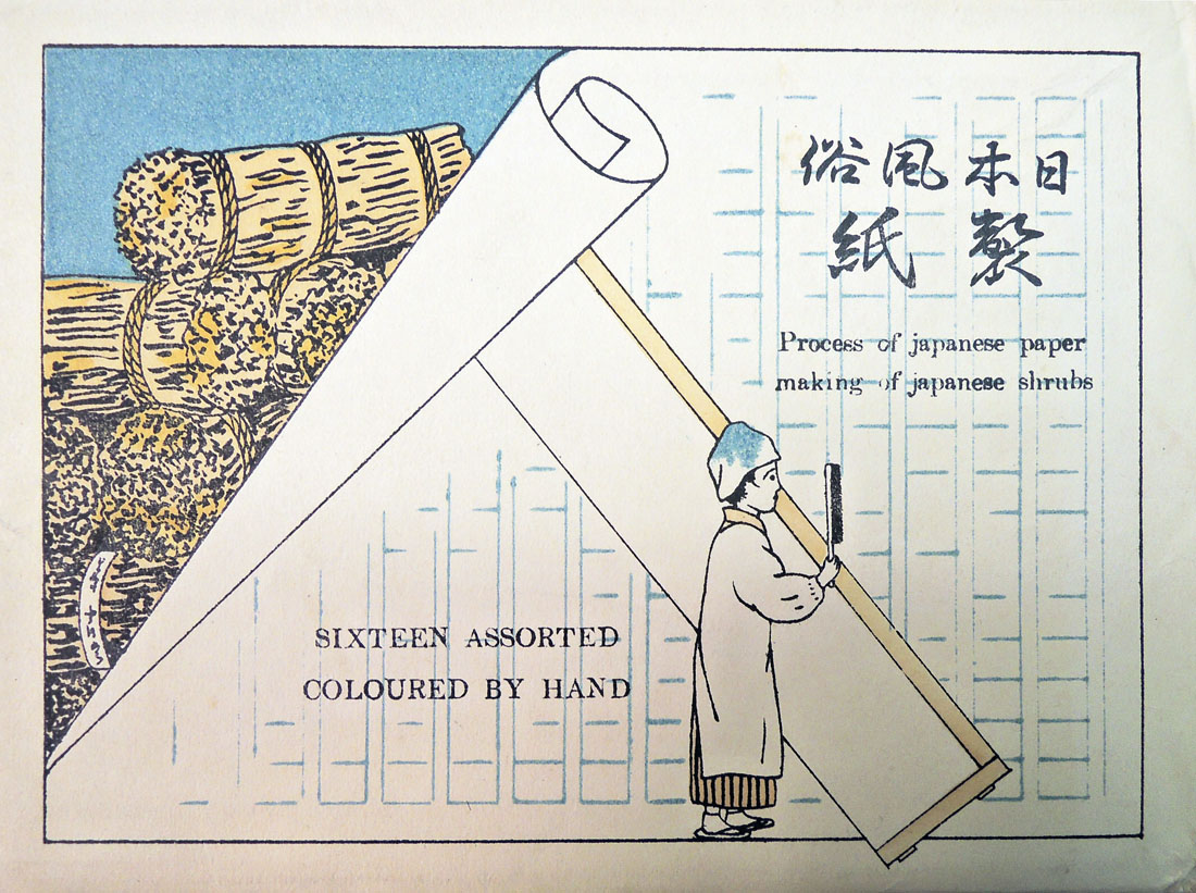 Progressive Series Showing Japanese Papermaking