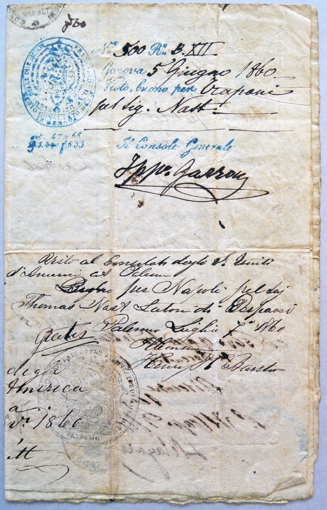 thomas nast passport