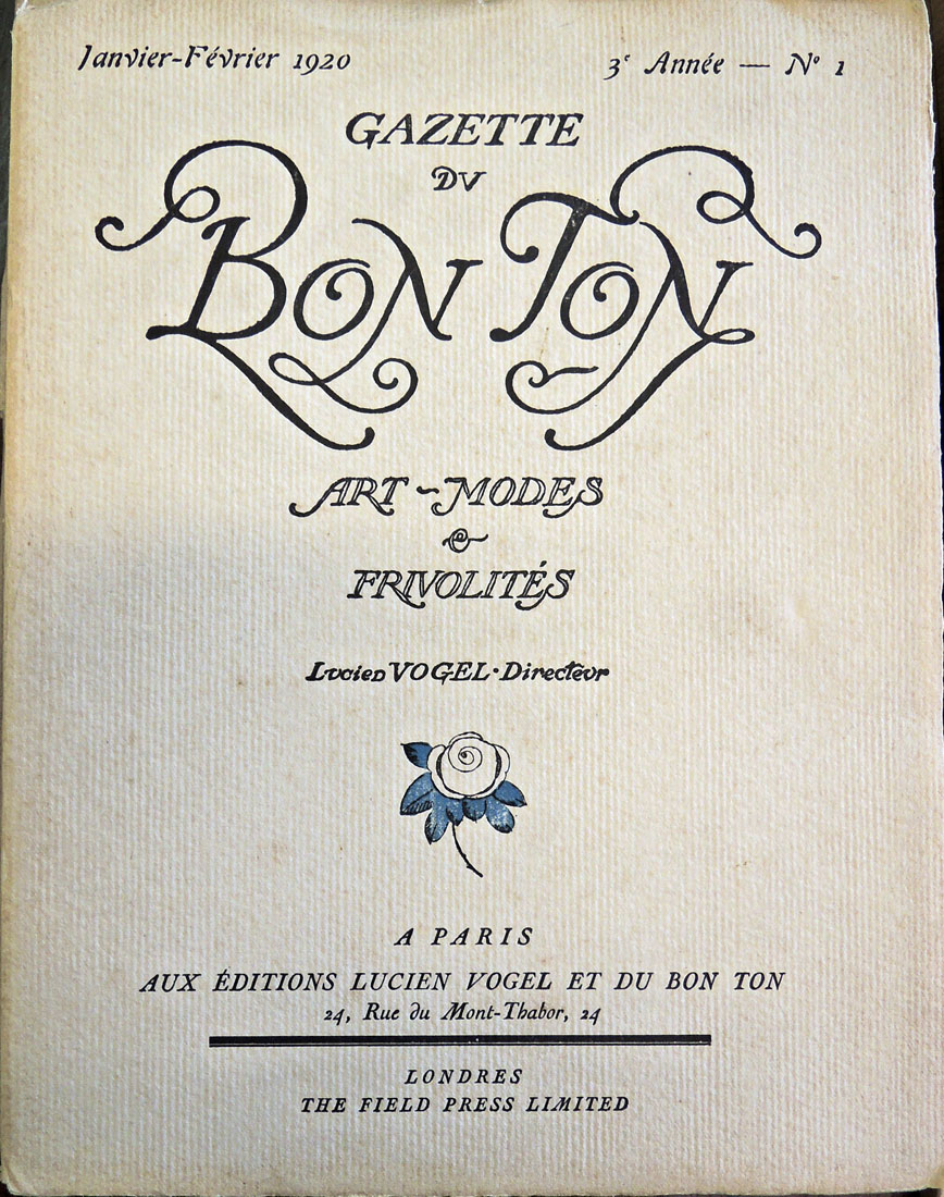 Gazette du Bon Ton completed | Graphic Arts