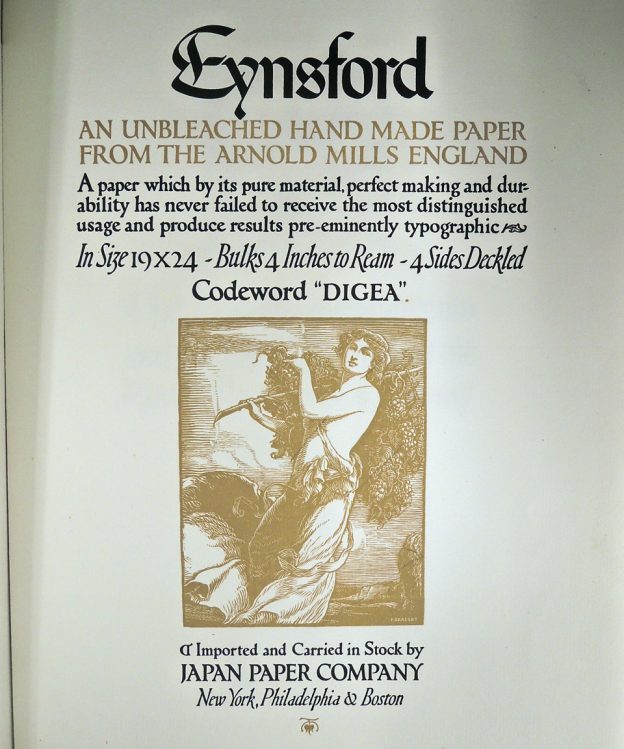 Japan Paper Company, New York City, Philadelphia, and Boston Graphic Arts