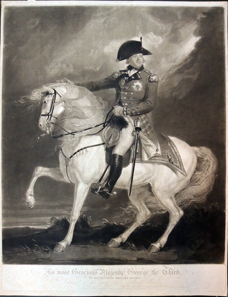 James Ward Horse Art on Canvas Adonis King George III’s Favorite Charger 
